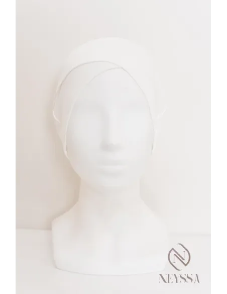 bandeau croisé en sous hijab indispensable pour femme voilée musulmane