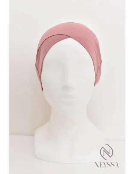 bandeau croisé en sous hijab indispensable pour femme voilée musulmane