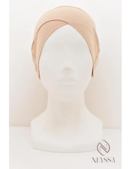 bandeau croisé en sous hijab indispensable pour femme voilée musulmane