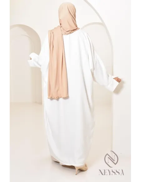 Women's long kimono linen effect oversize cut ideal for veiled women