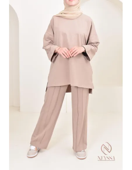 ensemble modeste femme sportwear, tissu coton agréable à porter