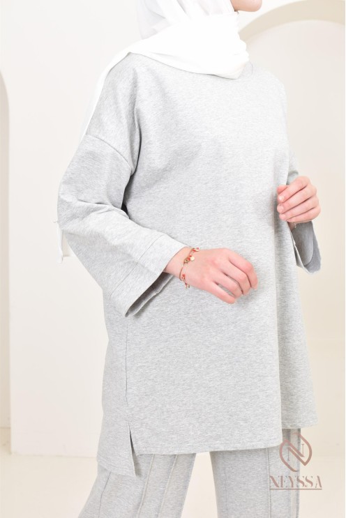 ensemble modeste femme sportwear, tissu coton agréable à porter