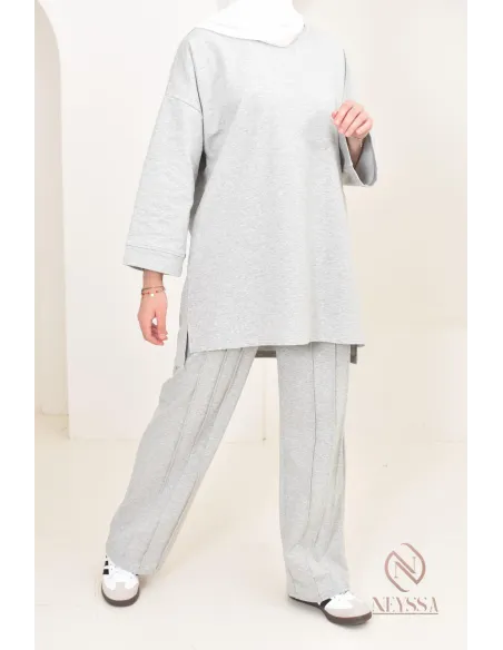 ensemble modeste femme sportwear, tissu coton agréable à porter