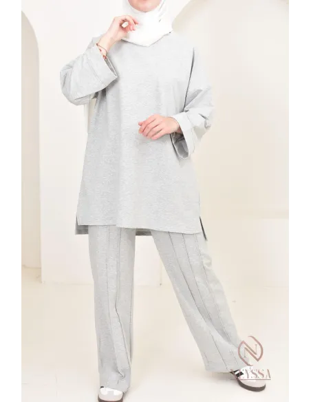 ensemble modeste femme sportwear, tissu coton agréable à porter