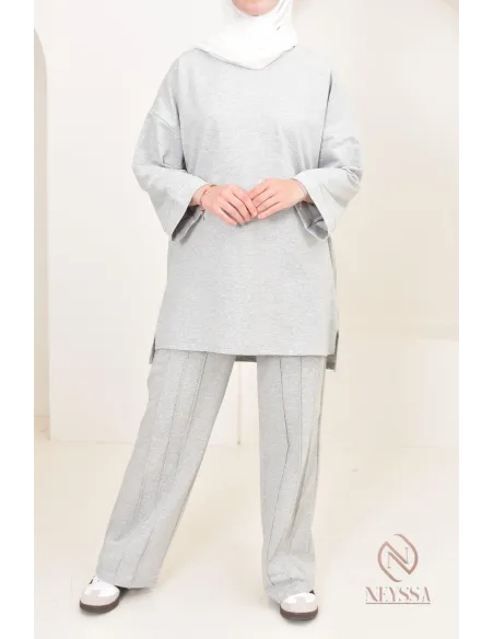 ensemble modeste femme sportwear, tissu coton agréable à porter