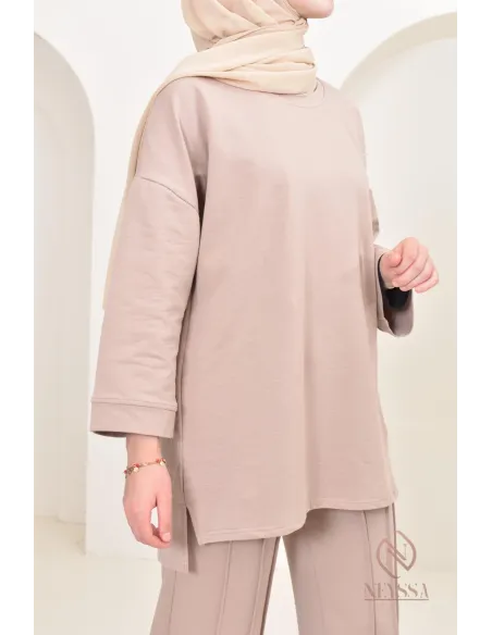 ensemble modeste femme sportwear, tissu coton agréable à porter