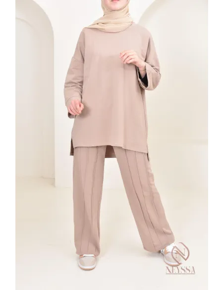 ensemble modeste femme sportwear, tissu coton agréable à porter