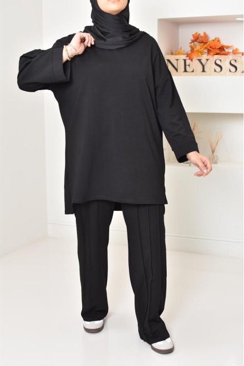 ensemble modeste femme sportwear, tissu coton agréable à porter