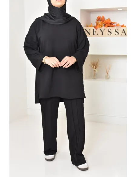 ensemble modeste femme sportwear, tissu coton agréable à porter