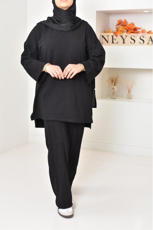 ensemble modeste femme sportwear, tissu coton agréable à porter