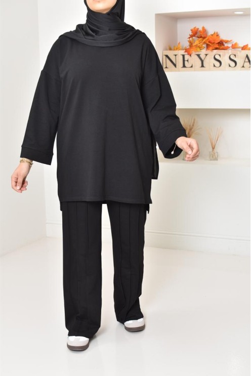ensemble modeste femme sportwear, tissu coton agréable à porter