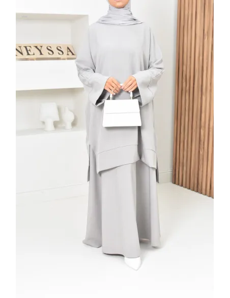 ensemble tunique jupe moderne et modeste, idéal femme voilée