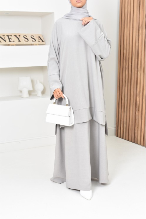 ensemble tunique jupe moderne et modeste, idéal femme voilée