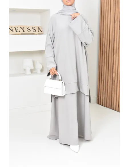 ensemble tunique jupe moderne et modeste, idéal femme voilée
