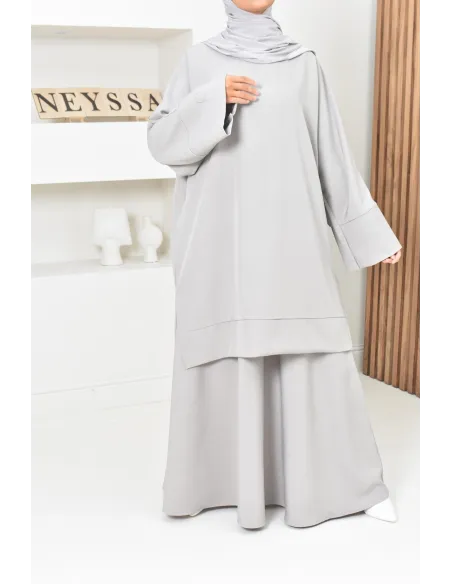 ensemble tunique jupe moderne et modeste, idéal femme voilée