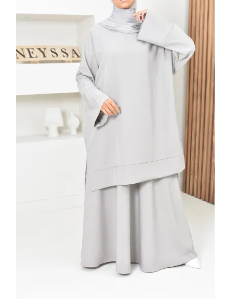 ensemble tunique jupe moderne et modeste, idéal femme voilée