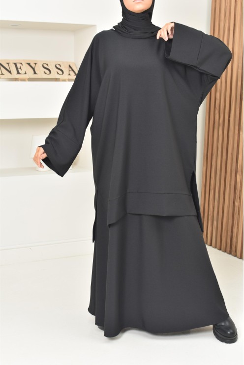 ensemble tunique jupe moderne et modeste, idéal femme voilée