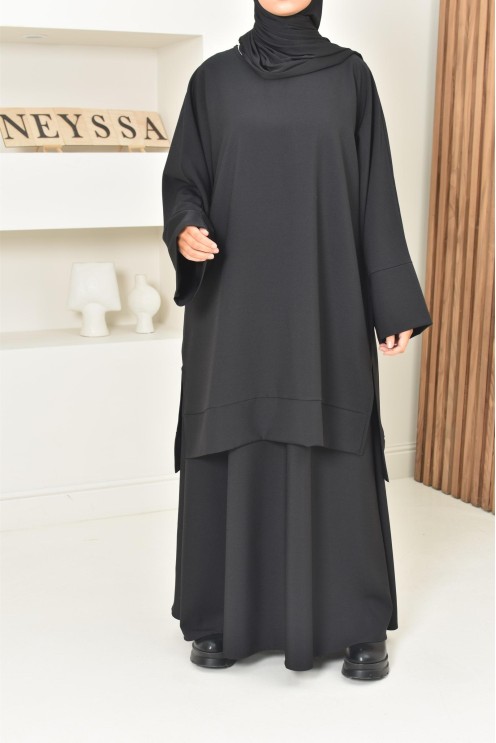 ensemble tunique jupe moderne et modeste, idéal femme voilée