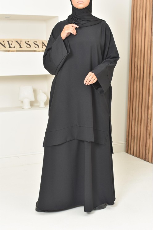 ensemble tunique jupe moderne et modeste, idéal femme voilée