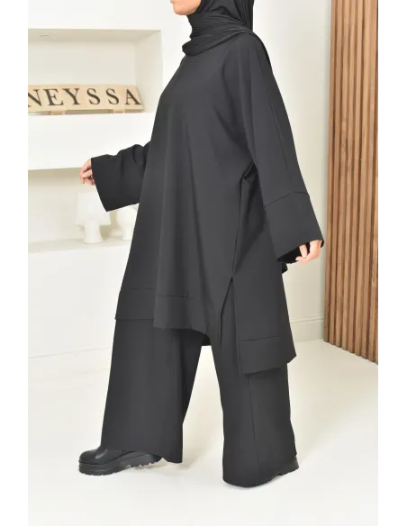 ensemble tunique pantalon taille femme coupe modeste, ensemble moderne