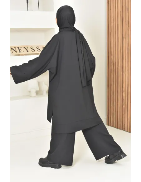 ensemble tunique pantalon taille femme coupe modeste, ensemble moderne