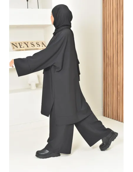 ensemble tunique pantalon taille femme coupe modeste, ensemble moderne