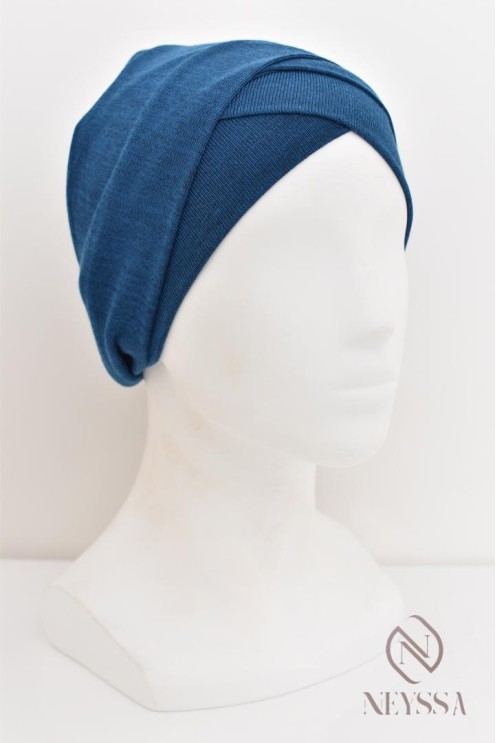 Turban hijab croisé effet coton, turban sous hijab, turban style