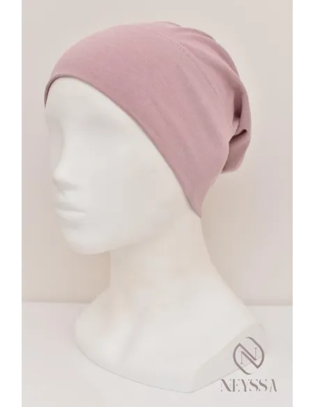 Bonnet fermé sous hijab à fronce, maintien correctement votre hijab