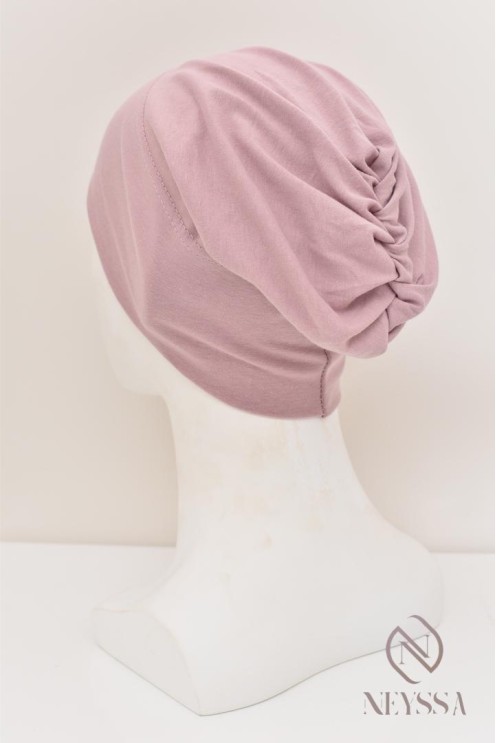 Bonnet fermé sous hijab à fronce, maintien correctement votre hijab