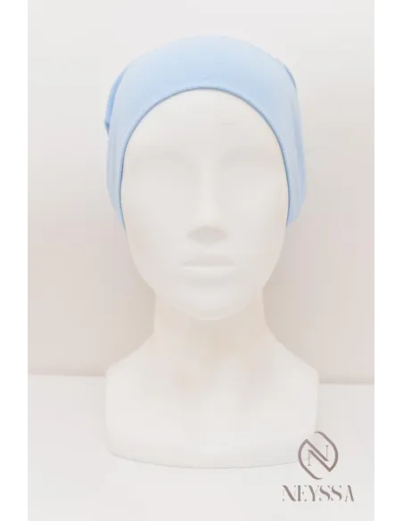 Closed cap under hijab with ruffle, keeps your hijab in place