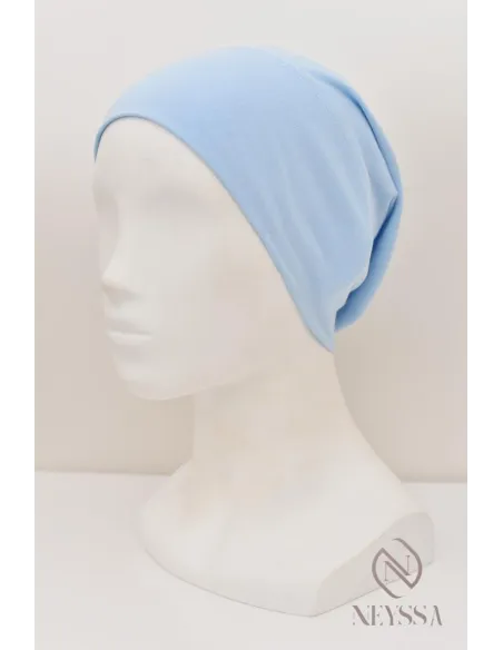 Closed cap under hijab with ruffle, keeps your hijab in place
