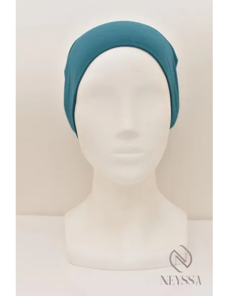 Bonnet fermé sous hijab à fronce, maintien correctement votre hijab