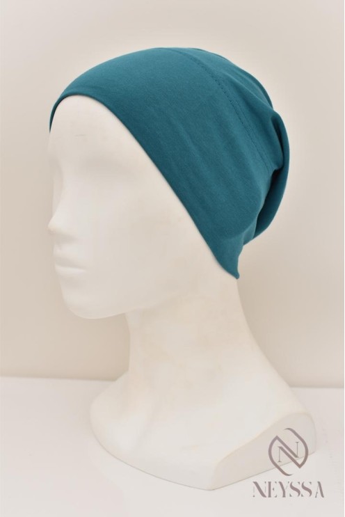 Bonnet fermé sous hijab à fronce, maintien correctement votre hijab