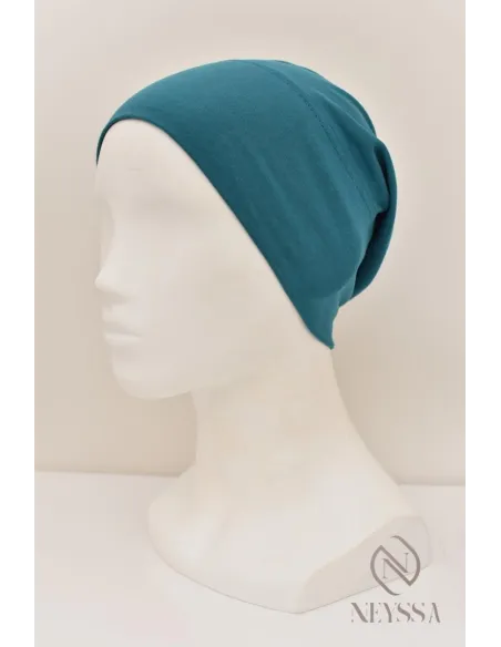 Bonnet fermé sous hijab à fronce, maintien correctement votre hijab