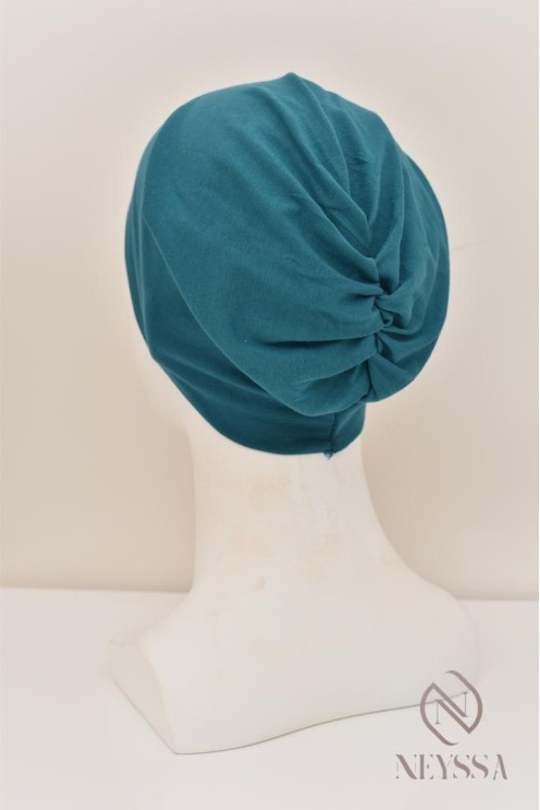 Bonnet fermé sous hijab à fronce, maintien correctement votre hijab