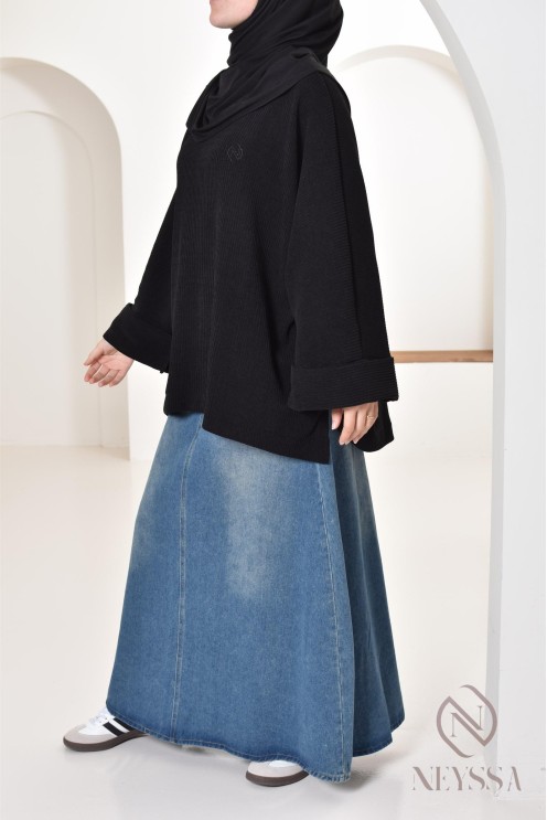 tunique oversize Neyssa confection en velours côtelé pour look hiver