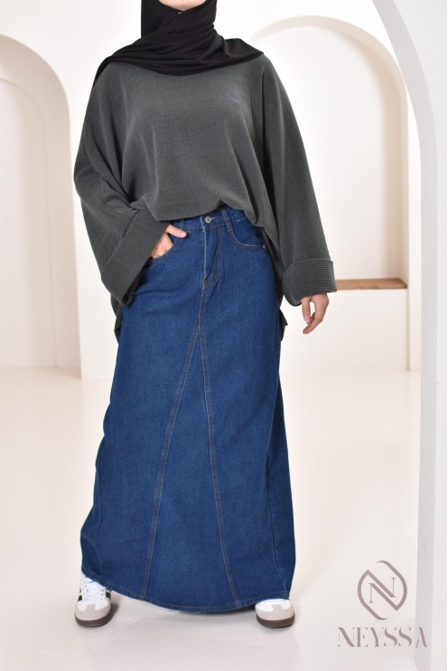 tunique oversize Neyssa confection en velours côtelé pour look hiver