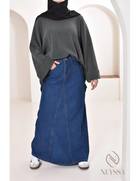 tunique oversize Neyssa confection en velours côtelé pour look hiver