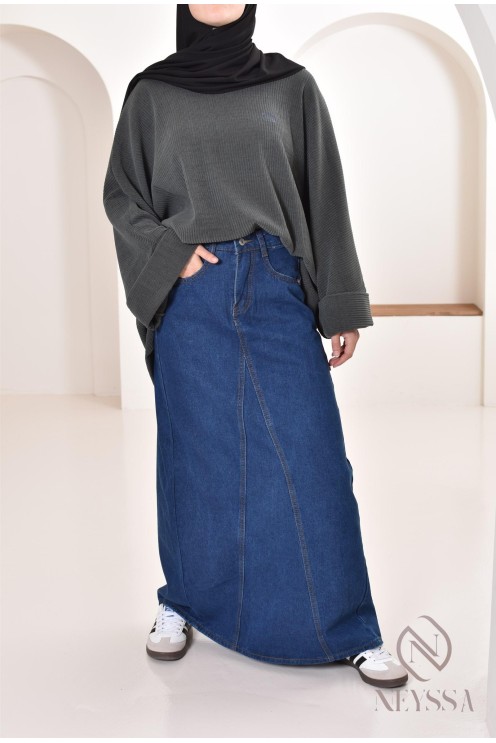 tunique oversize Neyssa confection en velours côtelé pour look hiver