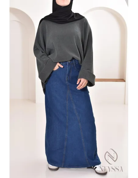 tunique oversize Neyssa confection en velours côtelé pour look hiver