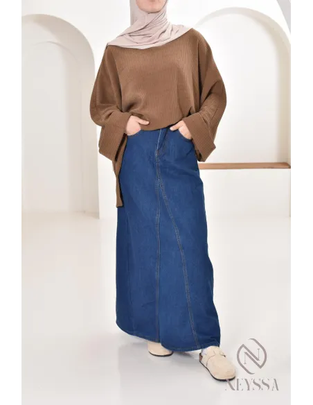 Oversize-Tunika Neyssa Konfektion aus Cord für den Winterlook.