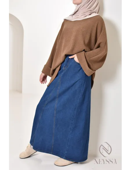 Oversize-Tunika Neyssa Konfektion aus Cord für den Winterlook.