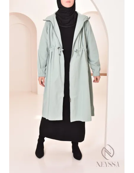 parka femme longue modeste imperméable idéale pour l'automne