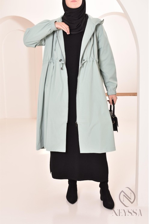 parka femme longue modeste imperméable idéale pour l'automne