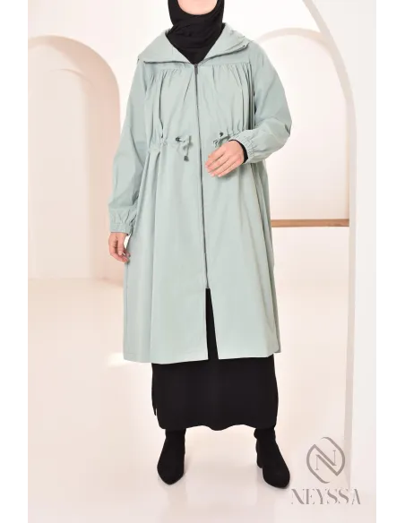 parka femme longue modeste imperméable idéale pour l'automne