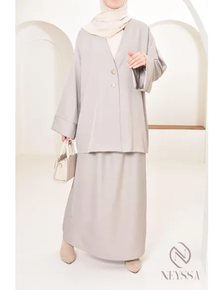 Set tunic skirt long modern and modest, ideal woman hijabi