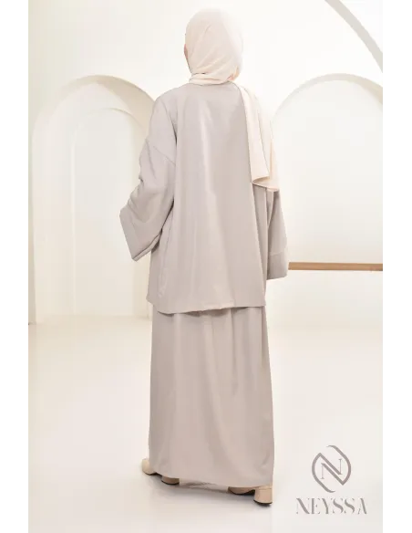 Set tunic skirt long modern and modest, ideal woman hijabi