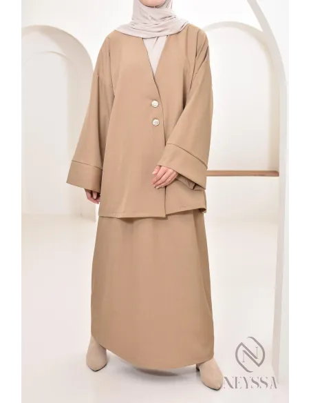 Set tunic skirt long modern and modest, ideal woman hijabi