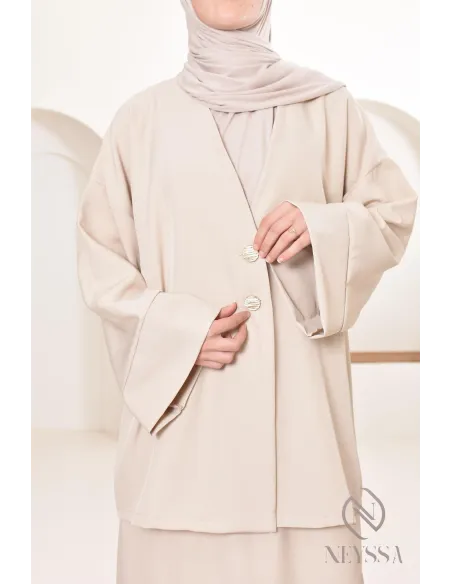 Tunika-Set moderner und bescheidener langer Rock, ideal Hijabi Frau