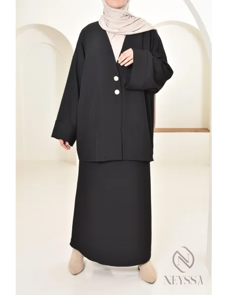 Set tunic skirt long modern and modest, ideal woman hijabi